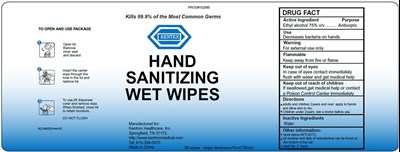 image description - Kentex wet wipes